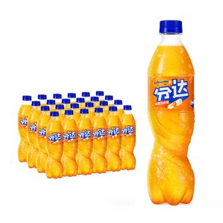 可口可乐 Coca-Cola饮料芬达500ml*5大瓶装橙味碳酸饮料夏季饮料