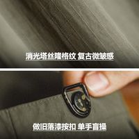 马登 工装 美式复古风琴大口袋军绿色短裤直筒梭织薄款五分裤男夏季 军绿色 2XL