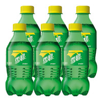 可口可乐 Coca-Cola Sprite 雪碧 汽水 清爽柠檬味 300ml*6瓶