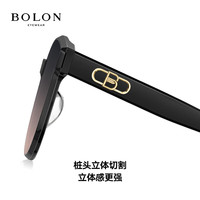 暴龙（BOLON）眼镜大框显脸小偏光太阳镜防紫外开车墨镜女潮 BL3138C91 C91-灰色(偏光)