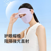 VVC防晒面罩全脸多功能开车遮阳防紫外线防尘面罩女全脸罩 时尚黑(短款)