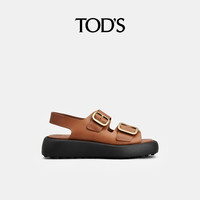 托德斯 TOD'S女士皮革厚底增高扣带凉鞋休闲舒适简约单鞋女鞋