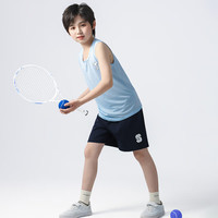 史努比儿童运动套装夏季2025年男童速干背心短裤两件套女童夏装衣服 【男童速干背心套装】白 120