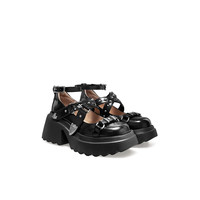 【吴昕同款】knkw厚底玛丽珍鞋女jk英伦小皮鞋2025夏增高女鞋 蛇年 34