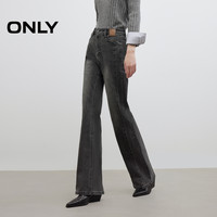 【凉感牛仔】ONLY2025夏季质感皮牌显瘦小个子喇叭裤牛仔裤女 170/72A/L