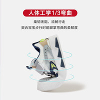 Kappa Kids卡帕儿童鞋网面幼儿园小白鞋男童新款轻便女童网鞋透气板鞋子