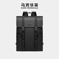 马克华菲 潮流商务双肩包男士百搭ins休闲学生背包