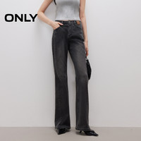 【凉感牛仔】ONLY2025夏季质感皮牌显瘦小个子喇叭裤牛仔裤女 170/72A/LS