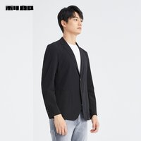 【轻薄空调单西】利郎休闲西服外套2025夏季商务西装皮肤衣男 黑色(24XKF312SA) 190/100A