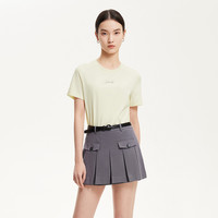 【凉感面料】Vero Moda短袖T恤2025夏新圆领字母正肩基础多色半袖 黑色 S