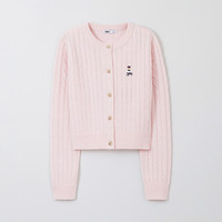 SPAO韩国同款2025年春季女士小熊Woodie毛衣开衫SPCKF12G51