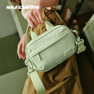 Skechers斯凯奇通用女包多功能相机包多口袋休闲运动包 静兰紫/0239