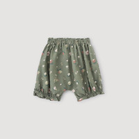 女宝宝花苞裤可爱甜美五分裤夏季女孩休闲裤儿童薄款裤子女童短裤 绿荫阁