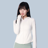 CAMEL骆驼女装冷白皮户外防晒衣女2025春夏短款显瘦收腰速干防晒服外套 海沫绿，A24BAEO190A XS