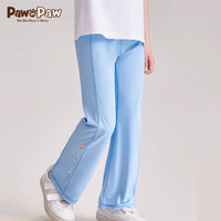 PawinPaw【限时特价2.0】小熊童装夏女童喇叭裤舒适凉感 粉红色/25 130 cm