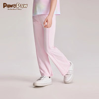 PawinPaw【限时特价2.0】小熊童装夏女童喇叭裤舒适凉感 Blue蓝色/50 140 cm