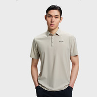 HOTSUIT后秀速干Polo衫夏季男翻领短袖高尔夫透气运动上衣 砂砾杏 4XL