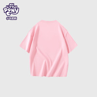 MY LITTLE PONY（小马宝莉）女童25年夏季新款儿童纯棉洋气中大童短袖T恤 粉红色 110
