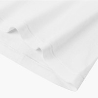 宜而爽100%纯棉背心男士40支罗纹修身全棉内衣打底衫老头衫男2件装 白色X2 XL (175/100) XL(175/100)