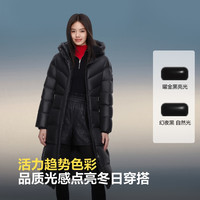 波司登冬季泡芙羽绒服鹅绒女长款连帽加厚新国标90绒商场同款外套