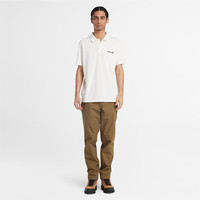 Timberland添柏岚T恤男装春夏透气排汗短袖POLO衫A2ND5 CM9白色 XL