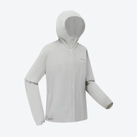 迪卡侬（DECATHLON）防晒衣防紫外线外套户外防晒服男女 H900-男款-浅烟灰色-UPF50+ 3XL