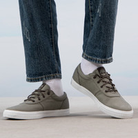 添柏岚（Timberland）男鞋 春夏户外轻便透气运动鞋防滑耐磨时尚休闲鞋低帮帆布鞋板鞋 A6629ER9/店长推荐 44 280mm