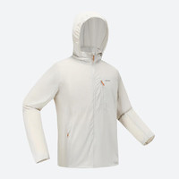 迪卡侬(DECATHLON)防晒衣防紫外线外套户外防晒服男女 H500-男款-月岩灰-UPF100+原纱 XL
