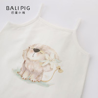 巴厘小猪【断码清仓】婴儿吊带包屁衣夏季三角哈衣超萌连体衣爬服宝宝衣服