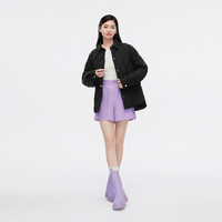 波司登春季夹克女中款时尚廓形轻薄羽绒服衬衫款宽松休闲外套