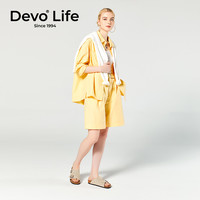 /的的的沃 Devo Life  的的沃 Devo Life   Life 软木拖鞋休闲平底套脚外穿一字凉拖套脚女鞋2683 军绿 42