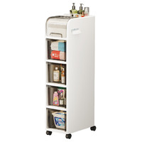 卫生间置物架浴室夹缝柜厨房冰箱窄侧边柜厕所储物柜洗手间收纳柜