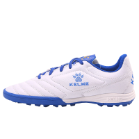 卡尔美（KELME）足球鞋男青少年比赛TF碎钉球鞋透气防滑球鞋 白/宝蓝 34 