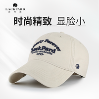 lackpard力可派帽子春夏纯棉显脸小软顶刺绣防晒透气棒球帽鸭舌帽