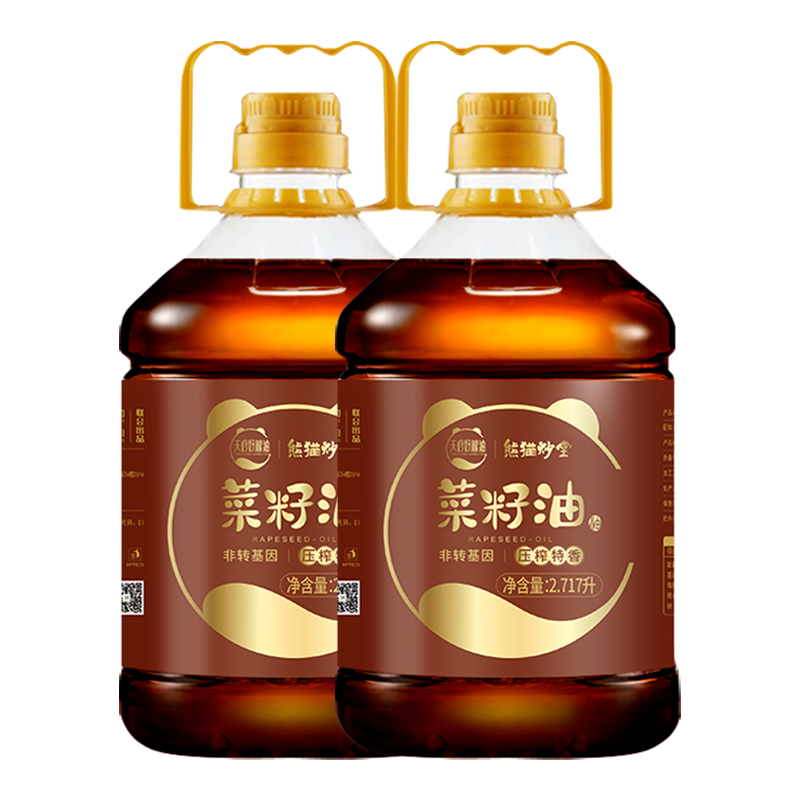 熊猫炒堂 物理压榨 菜籽油