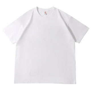 凡客诚品（VANCL）凡客诚品vancl 230克重磅棉质短袖上衣夏装男女同款 白色 L