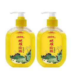 上海药皂 硫磺除螨液体香皂 210g  2瓶