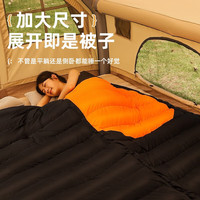 北极狼(BeiJiLang)羽毛绒睡袋户外露营秋冬可拼接单人加厚保暖室内午休 【2800g】蓝色-加宽羽毛绒睡袋