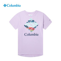 Columbia哥伦比亚户外春夏女子吸湿防晒轻薄透气时尚短袖速干T恤AR2191 585 L /165/88A