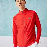 法国拉科斯特 LACOSTEX诺瓦克德约科维奇同款春秋红色立领运动衫外套