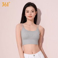 361°361吊带背心女带胸垫夏薄款内搭一体式免穿文胸打底上衣