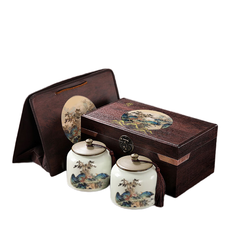 江萃茉莉花茶特级茶叶礼盒浓香型长辈礼盒送礼品