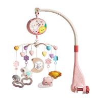 婴儿床铃悬挂式可旋转安抚宝宝床头挂件摇铃玩具男