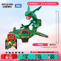 TAKARA TOMY 多美 宝可梦神奇宝贝 烈空坐公仔 生日送礼收藏