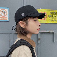 菲澜奴伦 帽子男日系复古软顶短檐鸭舌帽子女士韩版街头嘻哈棒球帽百搭潮 灰色 可调节
