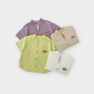 巴厘小猪 男童短袖衬衫