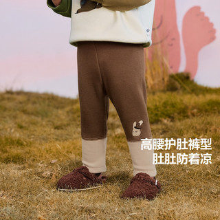 【打底裤】迷你巴拉 MINI BALA 巴拉女童婴儿冬儿童裤子亲肤高腰护肚长裤2024
