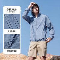 CAMEL骆驼男装2024夏季皮肤衣防晒衣男速干风衣夹克外套户外钓鱼防晒服 【冰感高倍防晒】M13BA6V073 峨眉绿 2XL