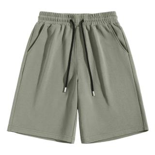 班尼路 男士夏季纯棉直筒短裤 抹茶绿