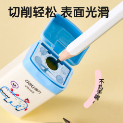 得力 密封门卷笔刀 河马